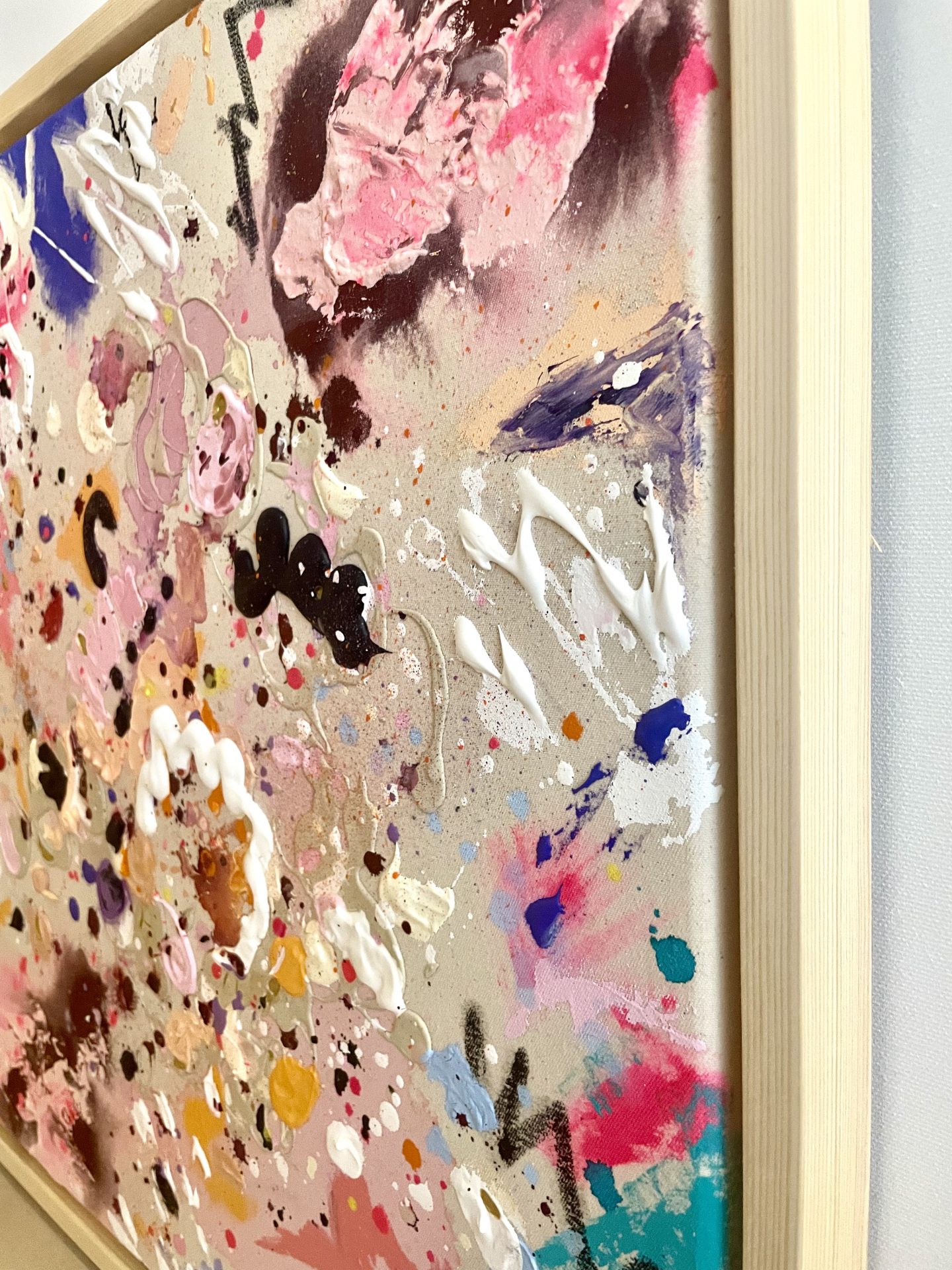 Think Positive - Detailansicht mit Rahmen rechts