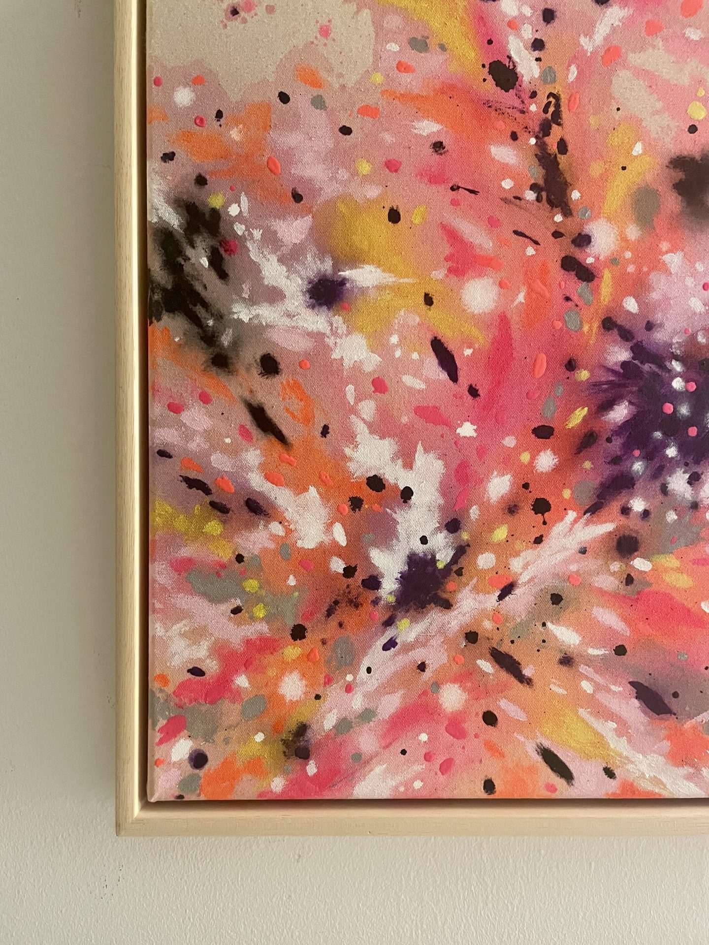 Springtime for the soul - Detailansicht mit Rahmen links