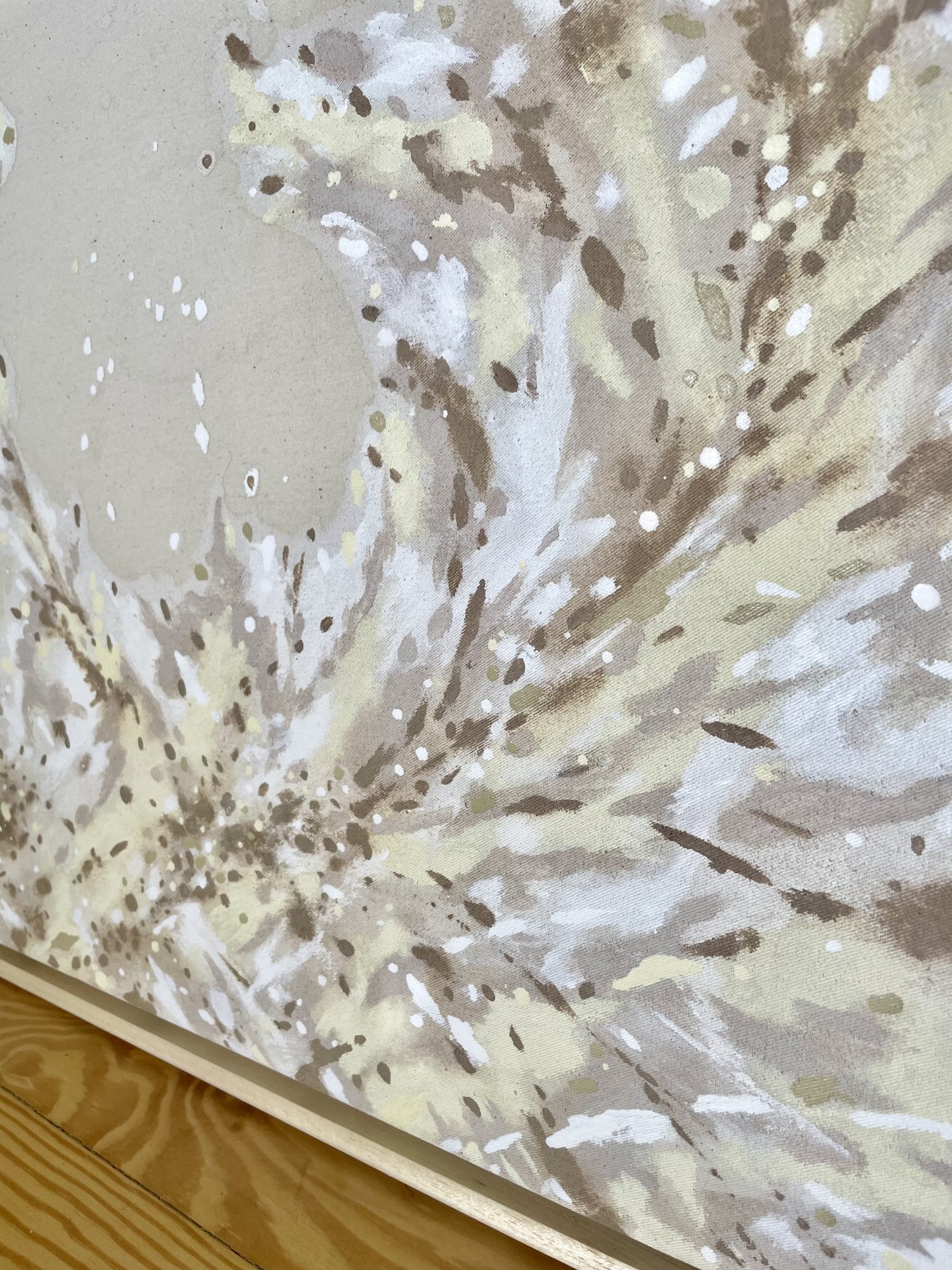 Warm Embrace - Detailansicht mit Rahmen unten