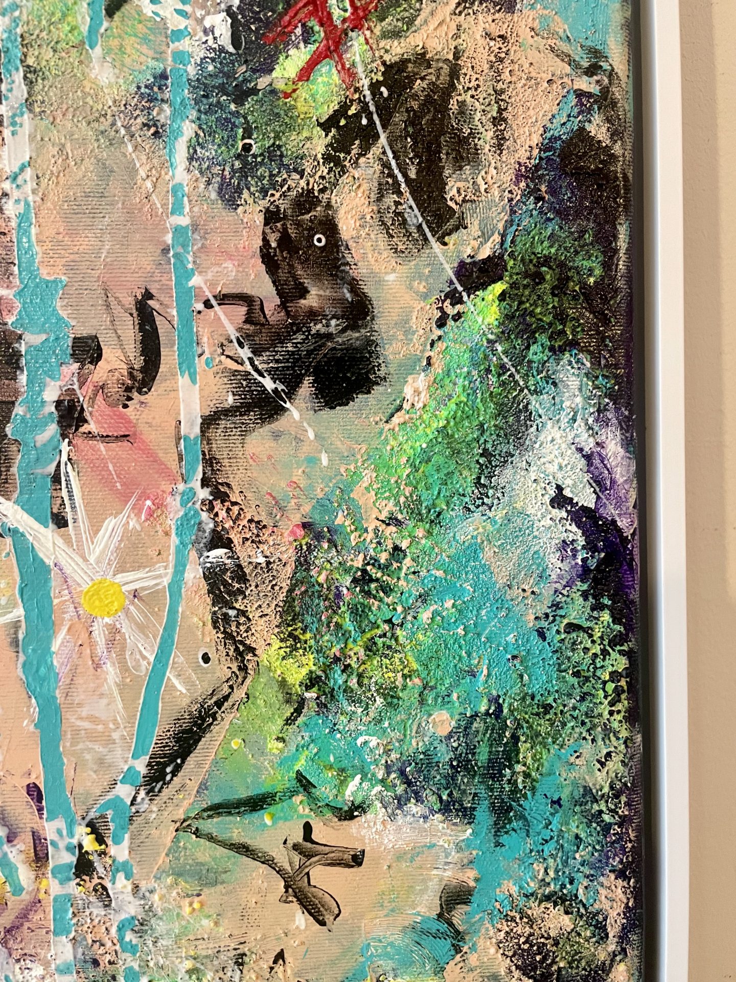 Are you feeling me? - Detailansicht mit Rahmen rechte Seite 2