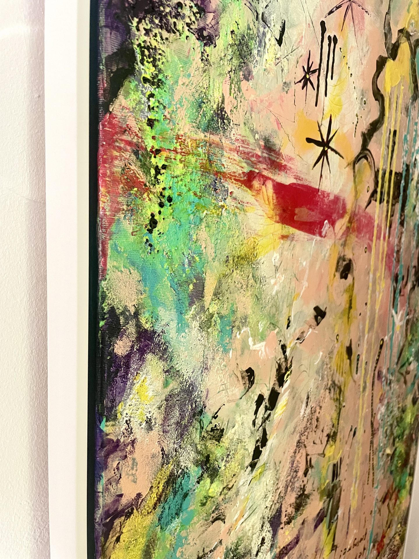 Are you feeling me? - Detailansicht mit Rahmen linke Seite